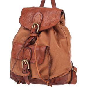 NWT Caterina Lucchi Boho Vibe Backpack Cognac Tan